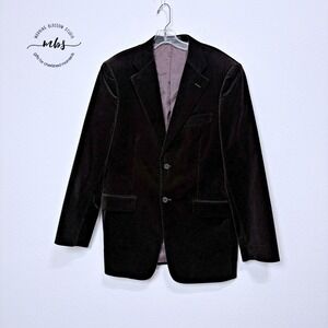 John W. Nordstrom Loro Piana TNG Sport Coat Corduroy Blazer Dark Brown Men 40R